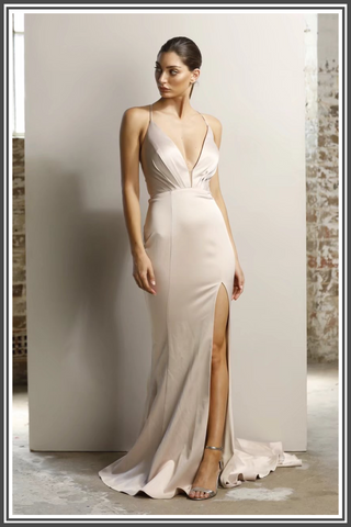 Jadore Bella Dress in Nude