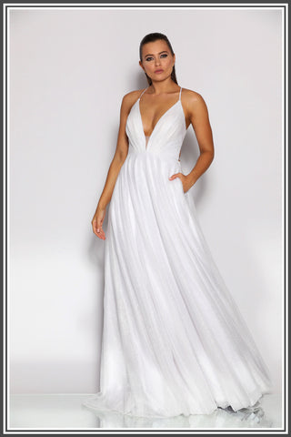 Roberta Gown - White