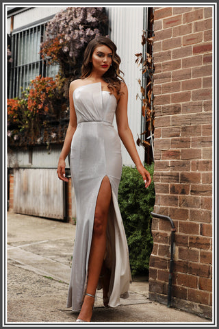 Jadore Jordan Dress in Silver