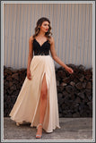 Meghan Gown - Black/Champagne