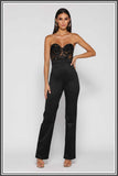 Margarete Jumpsuit Black Lace