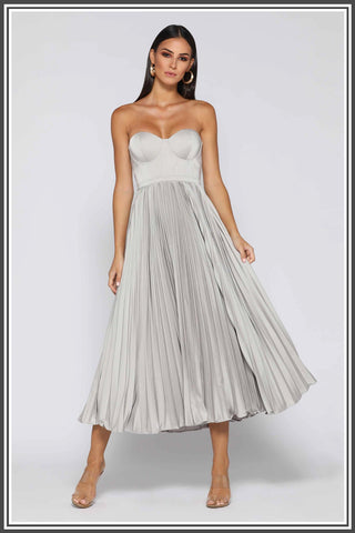 Milan Dress - Silver