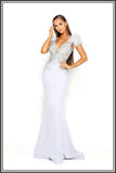 Naomi Silver Prom Dress