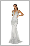 Tania Silver Prom Dress