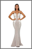 Claudine Ivory Prom Dress