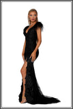 Portia and Scarlett Sabrina Gown - Classic Black