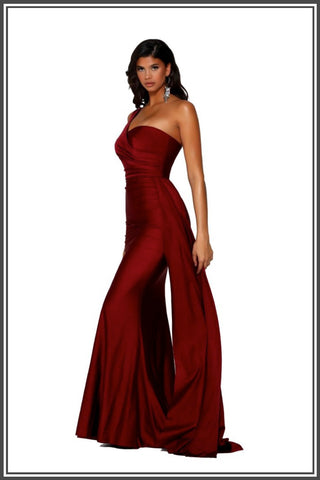 Portia and Scarlett Robin Gown in Deep Red