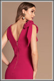 Milana Midi Dress in Magenta / Pink Love Honor