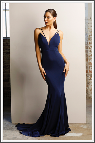 Samyra Gown - Navy