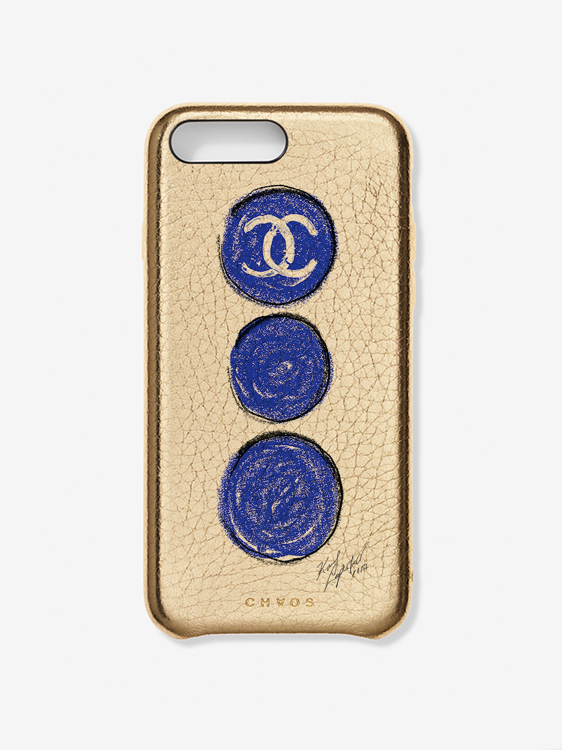 Chaos X Chanel X Colette Gold Iphone Case Phone Case Chaos Club