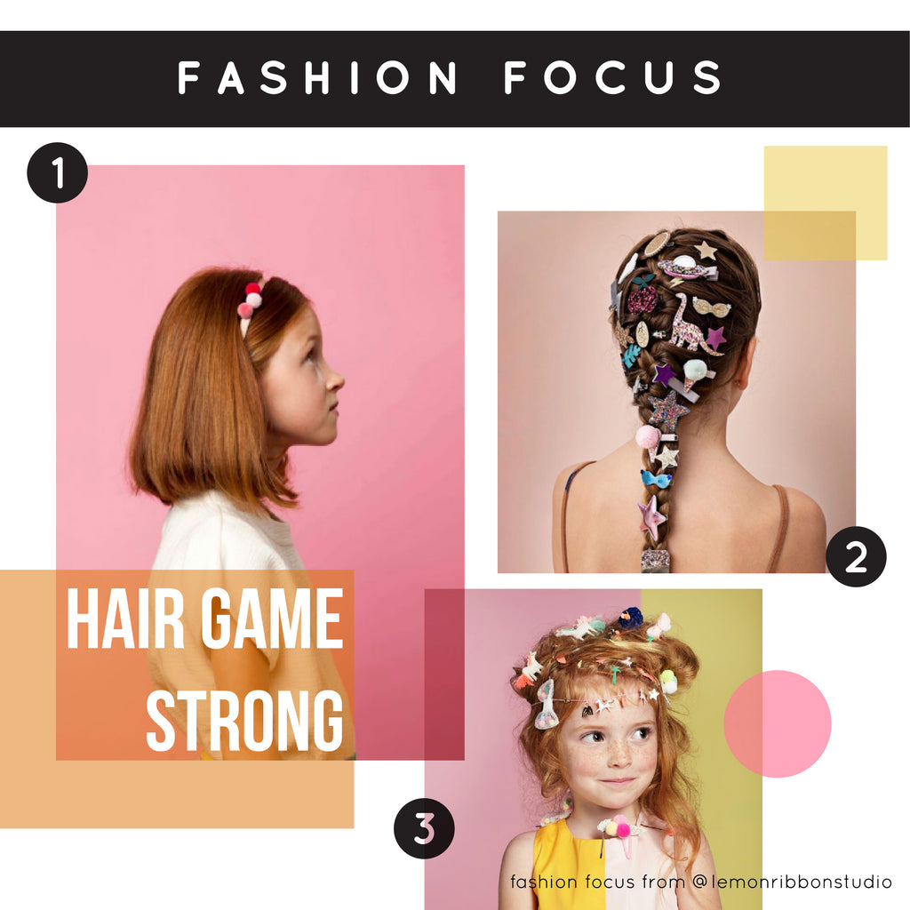 Fashion Focus. Hair Game Strong Lemon Ribbon Studio