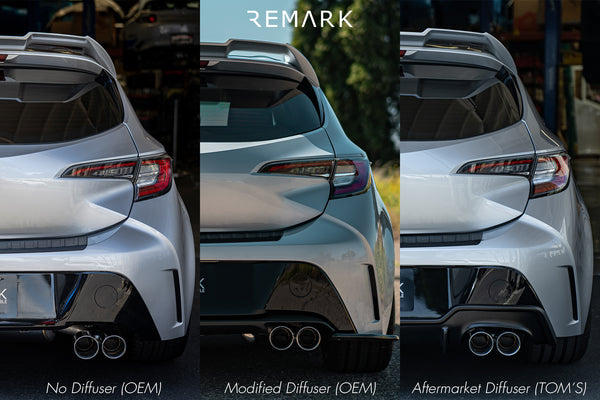 Remark Cat-Back Exhaust – Toyota Corolla Hatch E210 2019+ (Quad Exit,  Stainless Tips) – Performance Parts Online – Moonlight Racing Australia