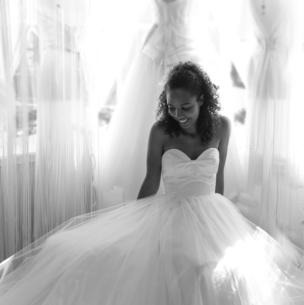 bespoke tulle wedding dress alexandra king