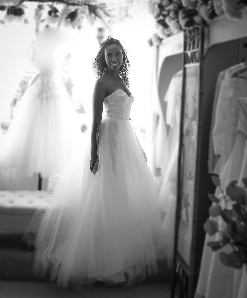 bespoke tulle wedding dress alexandra king