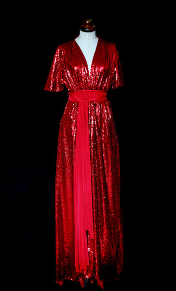 red sequin gown alexandra king for deadly is the female