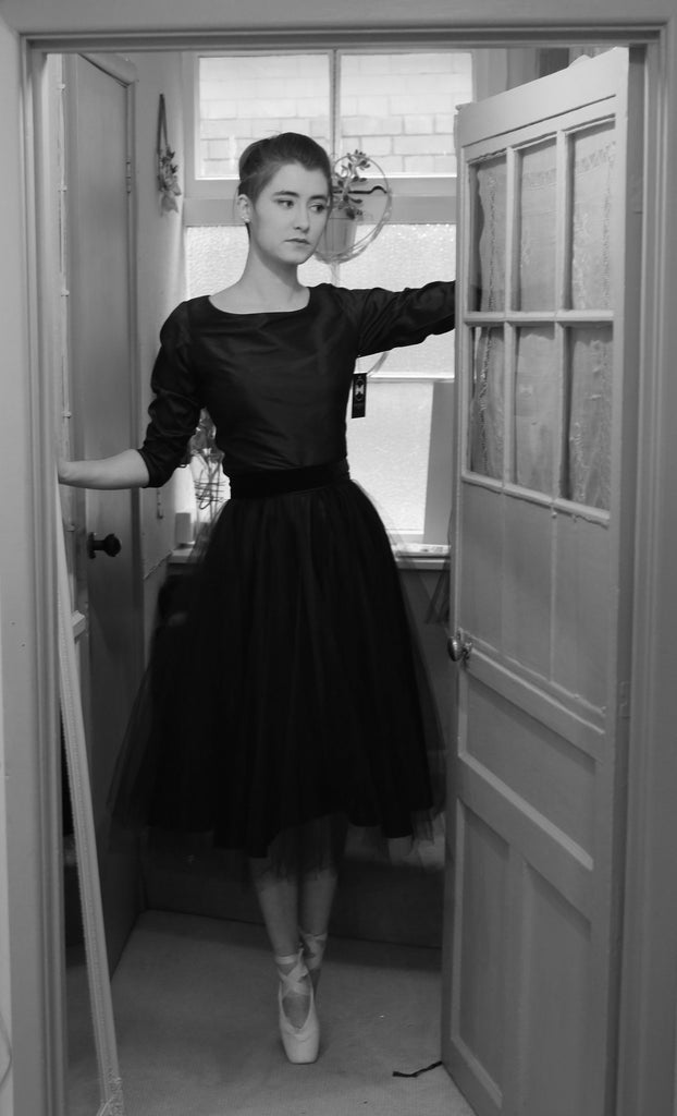 black tulle ballet dress alexandra king