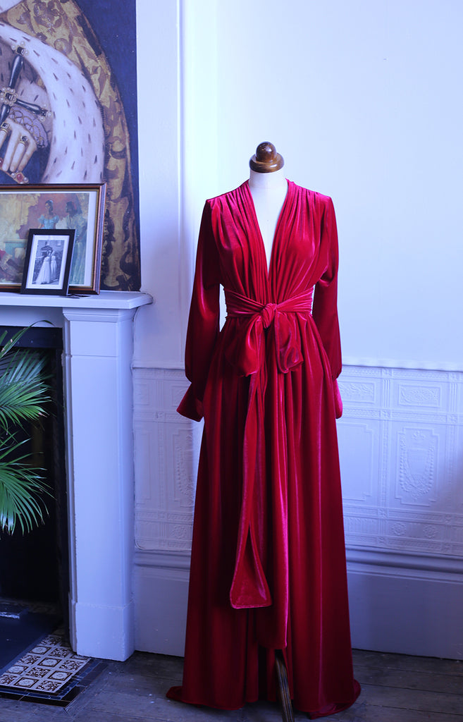 red velvet gown deadly is the female alexandra king