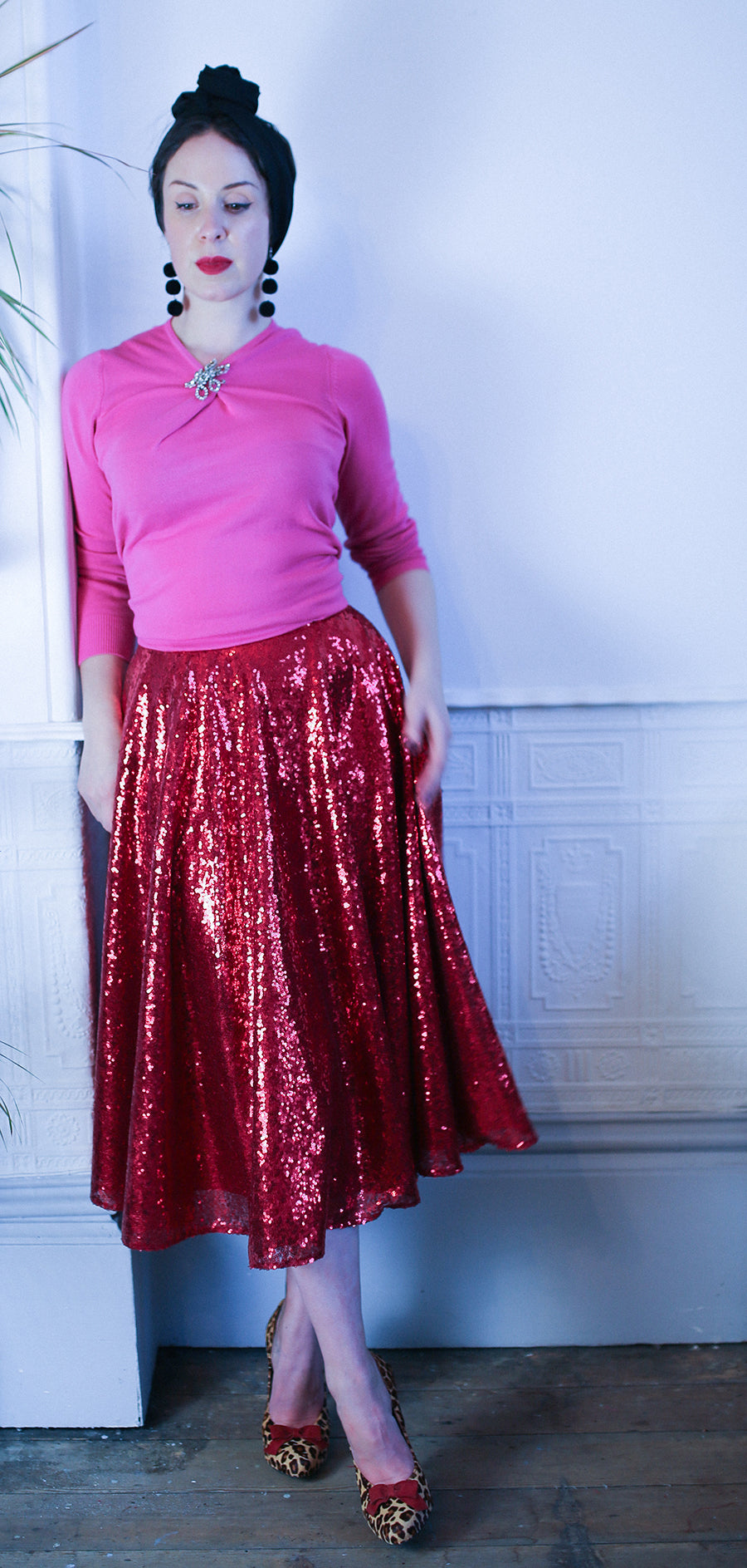 sequin swing skirt alexandra king for deadly is the female