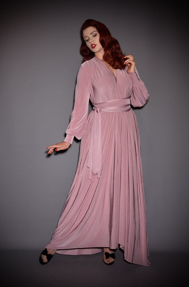 alexandra king for deadly claudia dress pink gown