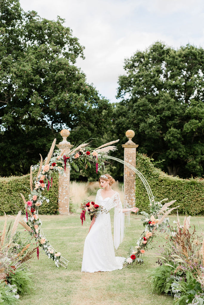 branch and bloom flowers alexandra king wedding dress