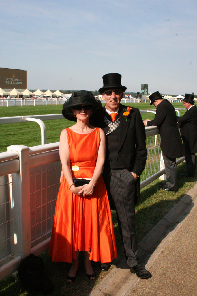 ladies day ascot 2017 bespoke dress alexandra king