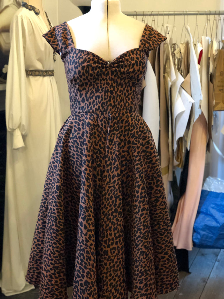 leopard print dress alexandra king