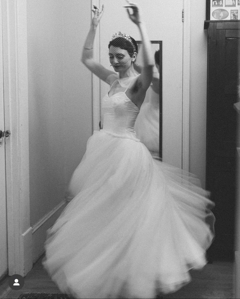 charlotte tulle wedding dress by alexandra king photo by Shannon Kelly