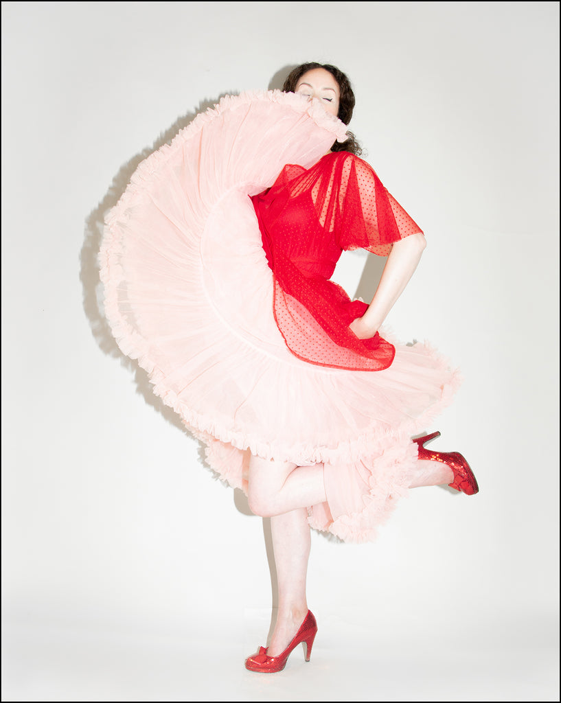 red dot tulle dress deadly is the female alexandra king