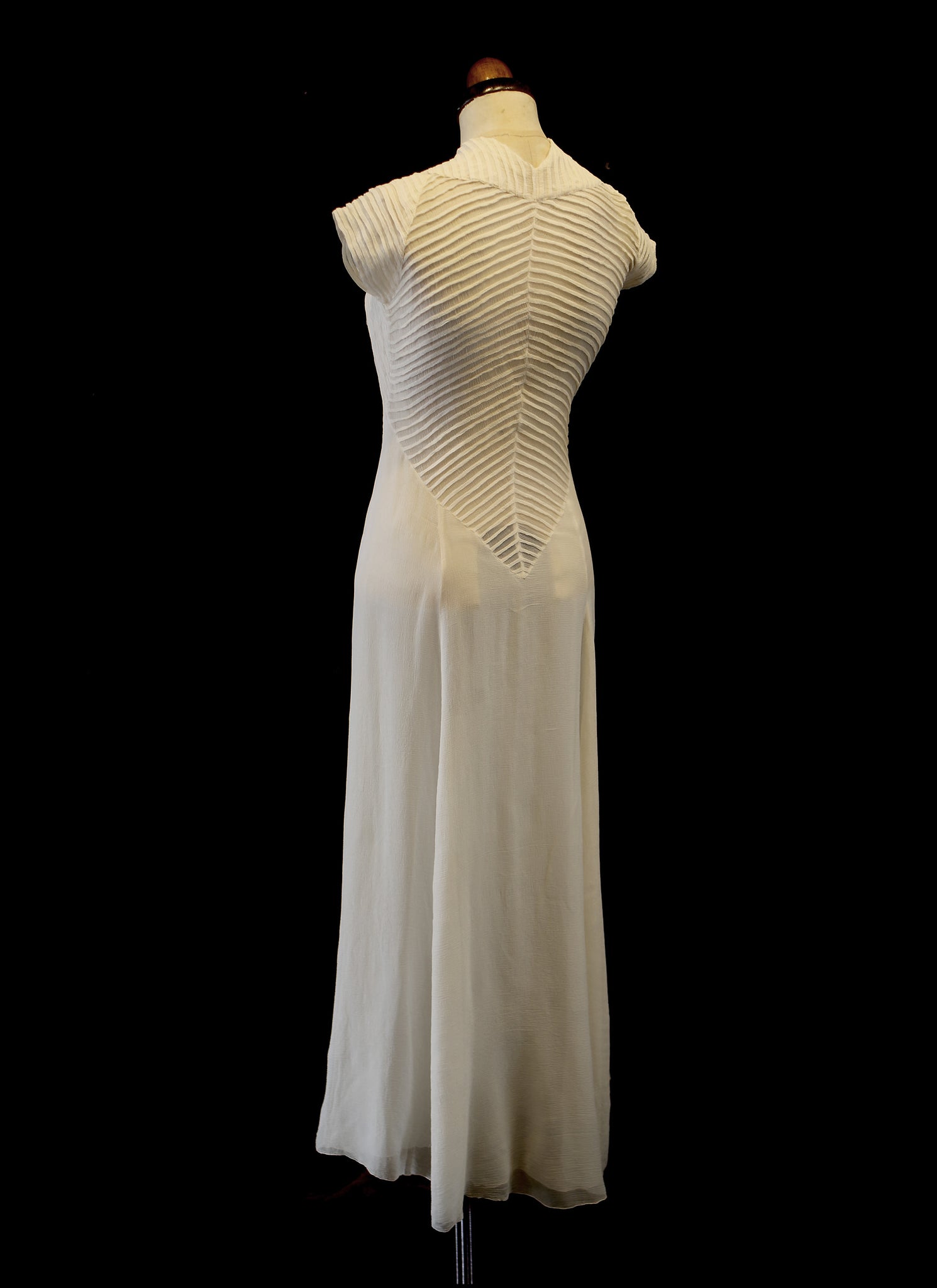 1930s chiffon dress