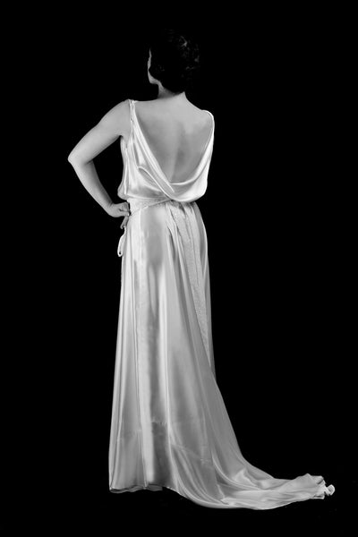 1930 Satin Bias Cut Dress Alexandraking 7613