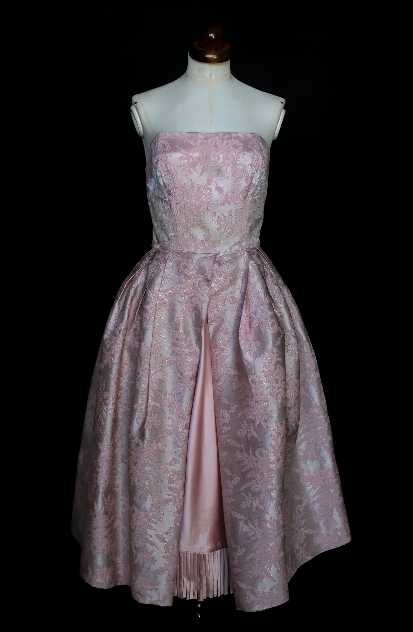 old rose color cocktail dress