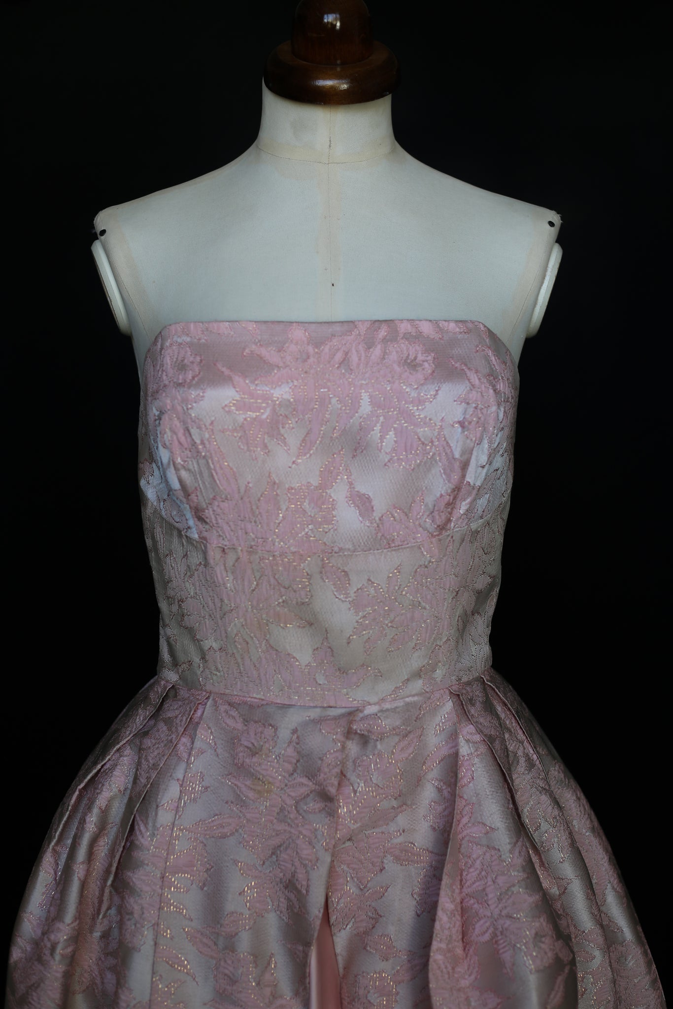 old rose color cocktail dress