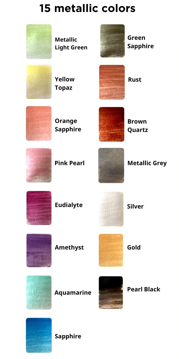 Watercolor Pans - Original 16 Colors