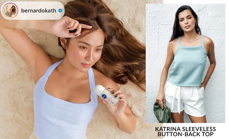 EIKA Swimwear | Katrina Sleeveless Button-back Top