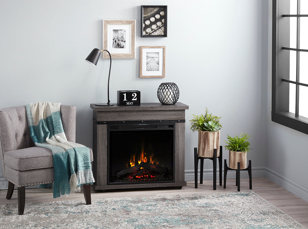 Dimplex Morgan Mantel with 23" Electric Fireplace ...