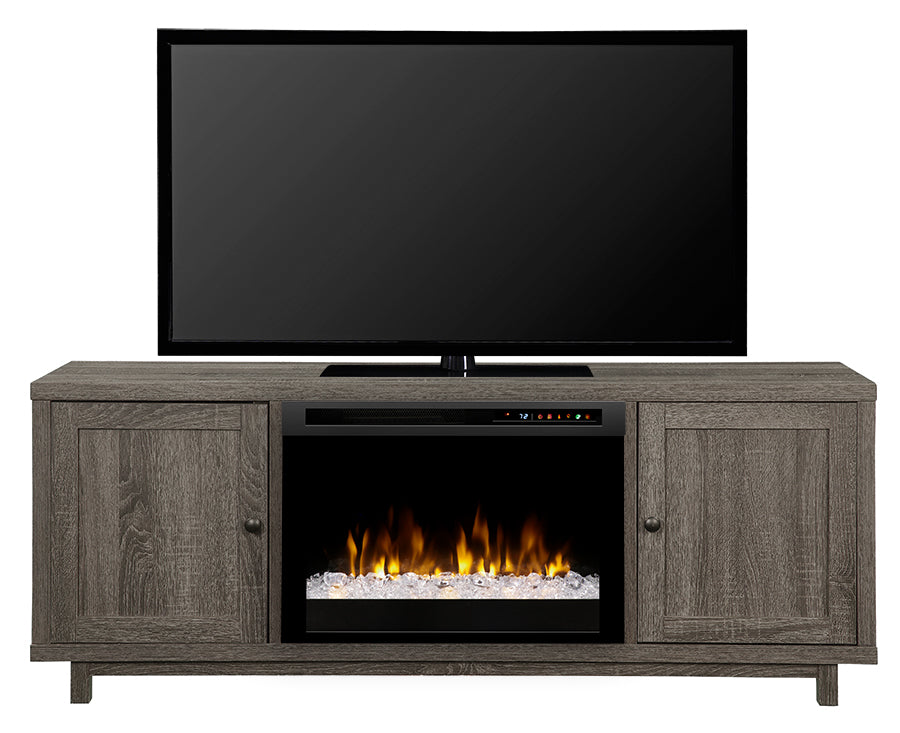 Dimplex Jesse 65-Inch TV Media Console Electric Fireplace - Iron Mount