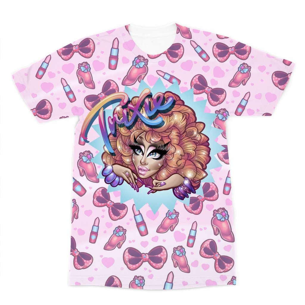 Trixie Mattel Icons By Micah Souza All Over Print T Shirt Dragqueenmerch