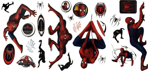  Marvel  Spiderman  2 Stickers  Superhero Self Stick Decals 