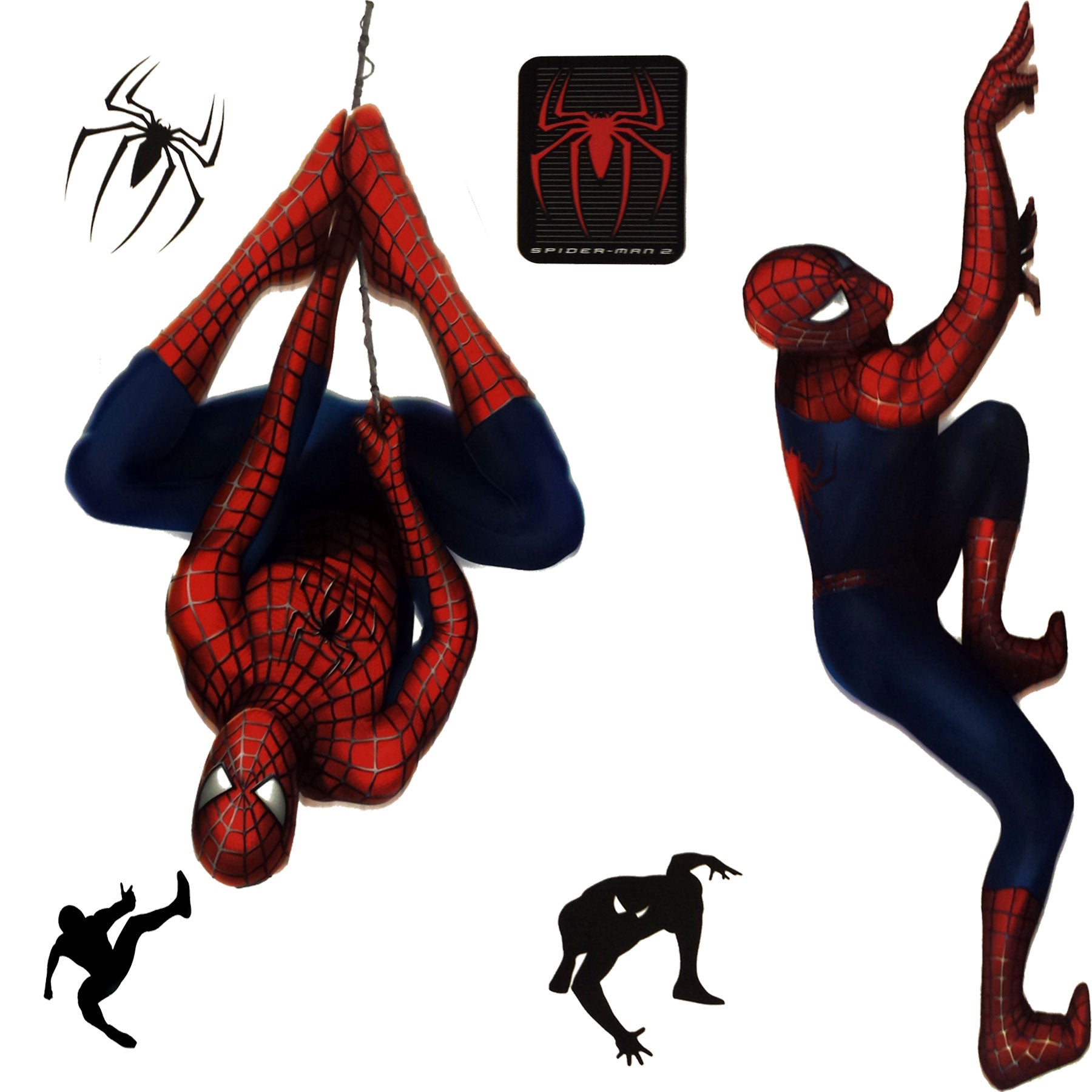  Marvel  Spiderman  2 Stickers  Superhero Self Stick Decals 