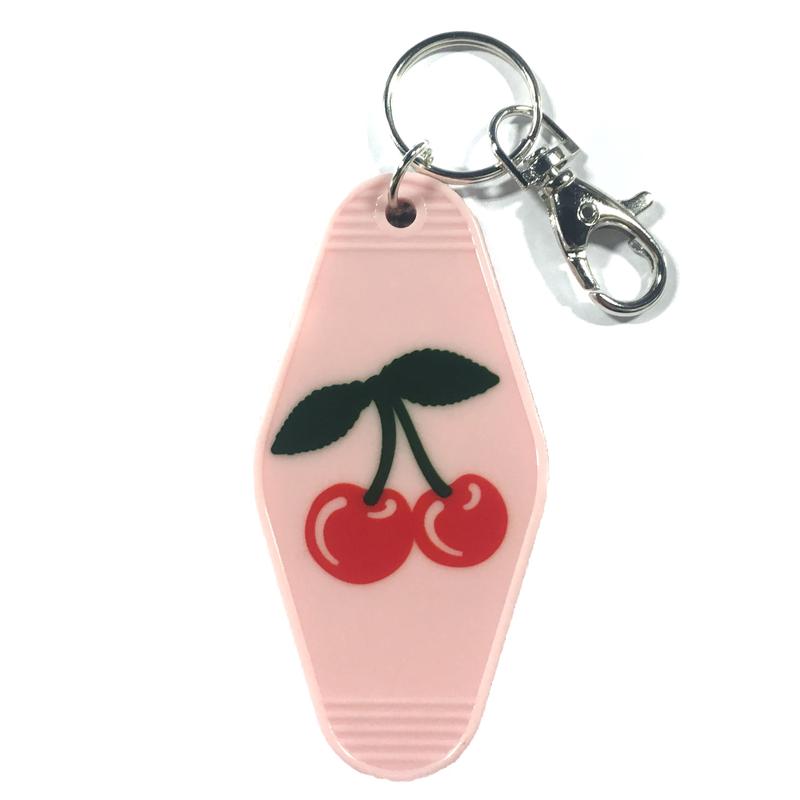 Cherry Key Tag Keychain