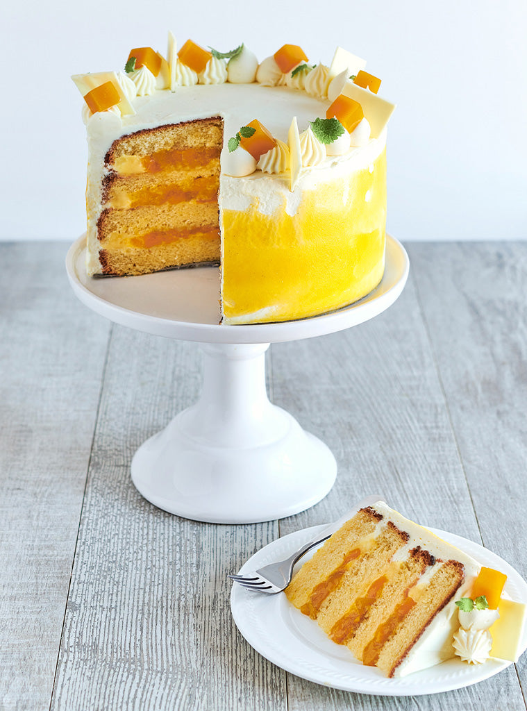 Gateau Au Fruit De La Passion Et A La Mangue Cafe Ricardo