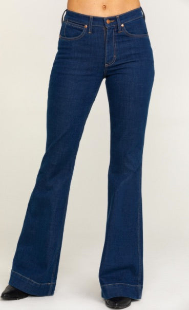 womens western flare jeans