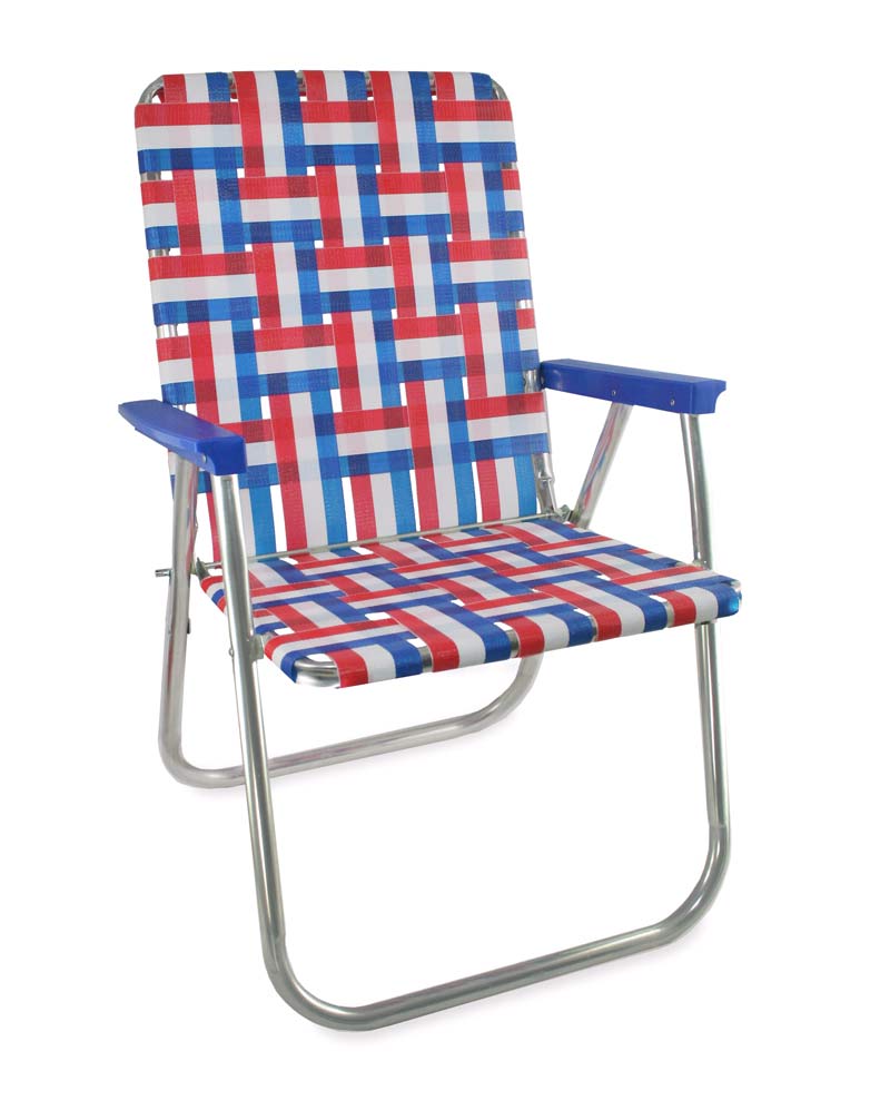 red folding lawn chairs