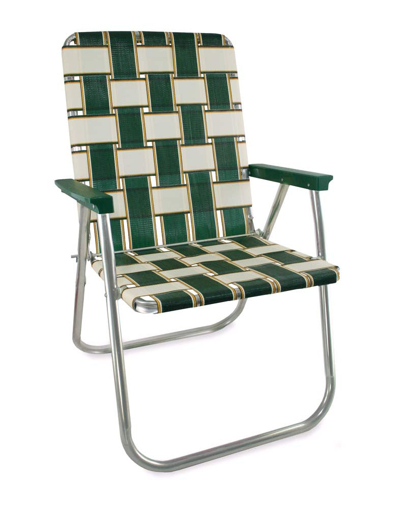 free shipping  green classic aluminum folding chair  lawn
