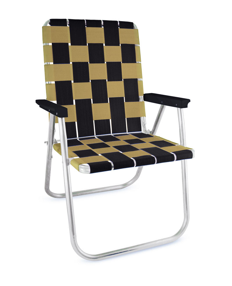 Yellow Folding Web Lawn Chair| Lawn Chair USA