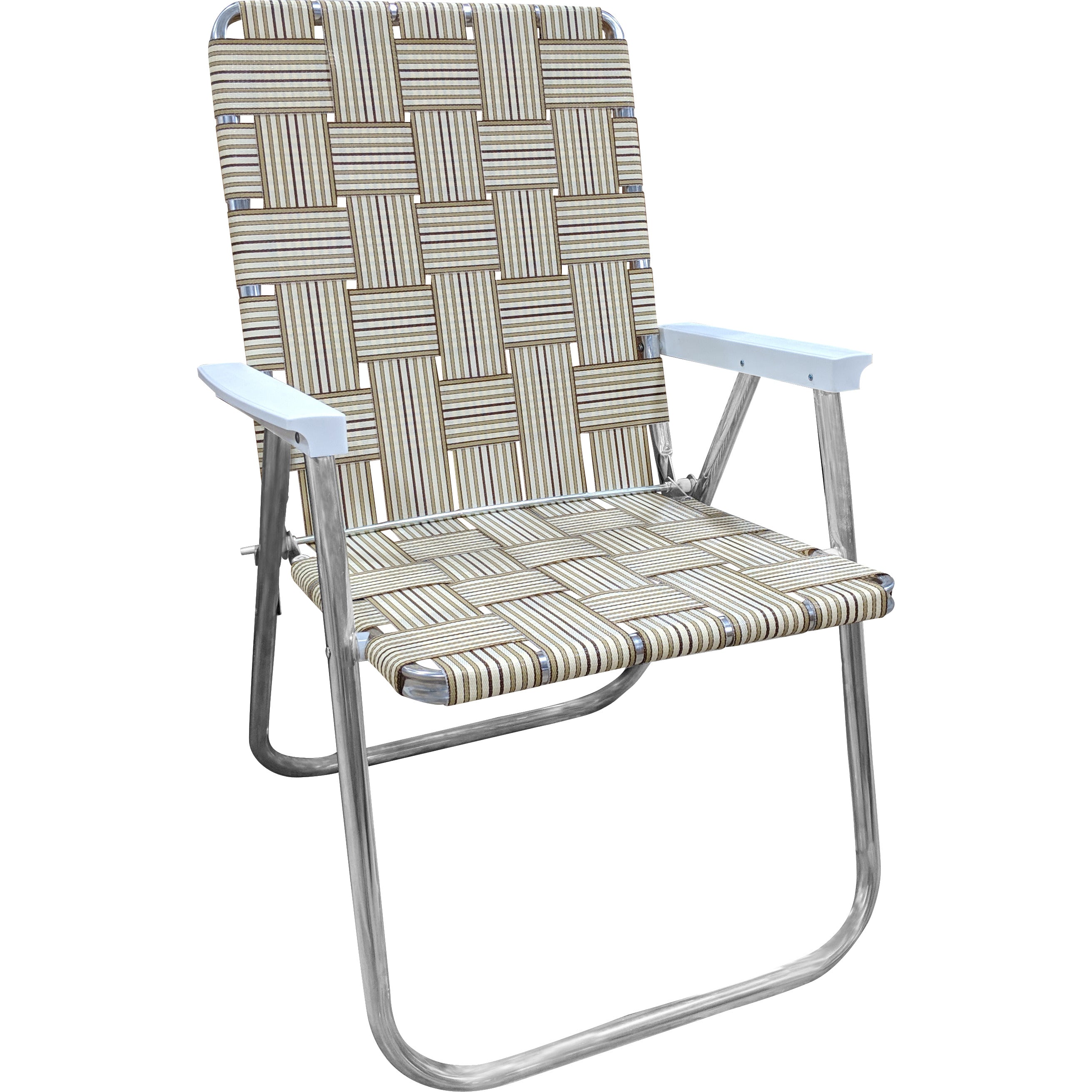 Free Shipping - Tan Classic Lawn Chairs | Lawn Chair USA