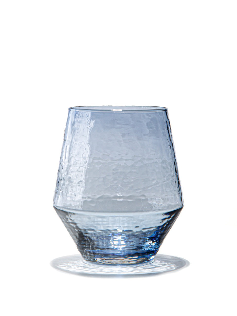 Vino Breve Blue Stemless Wine Glasses