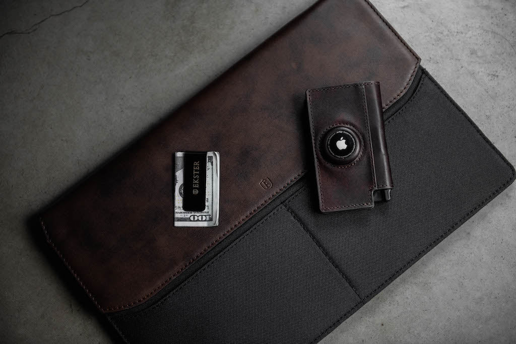 airtag wallet, wallet for airtag, minimalist airtag wallet, wallet with airtag slot, airtag leather wallet