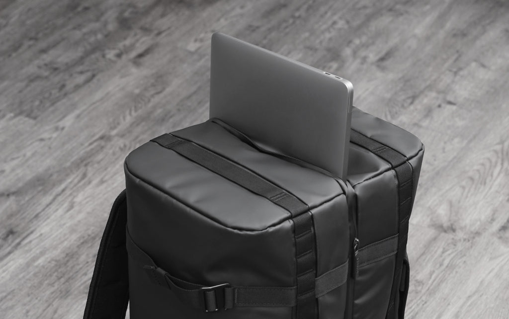 laptop in bag