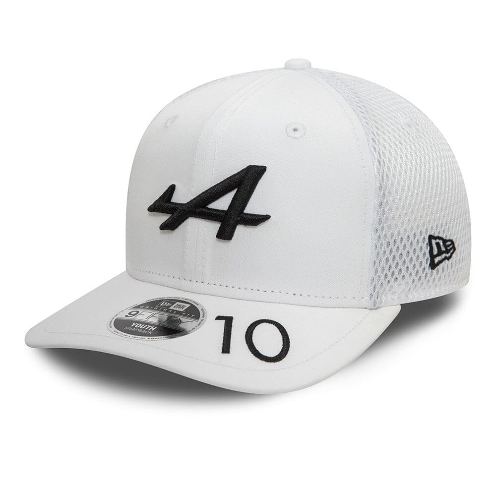 Alpine Racing F1 2024 Kids New Era 9Fifty Pierre Gasly Team Hat - Youth White